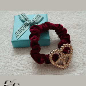 Trendy Velvet Hair Band with Stone