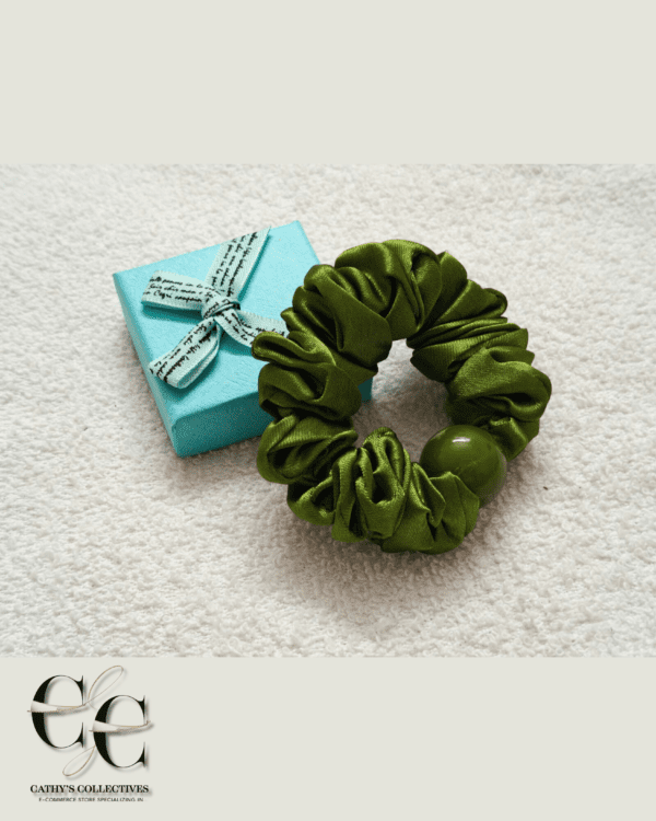 Trendy satin hairbands with beautiful bead