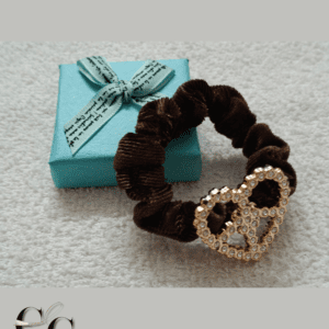 Trendy Velvet Hair Band with Stone