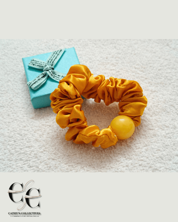Trendy satin hairbands with beautiful bead