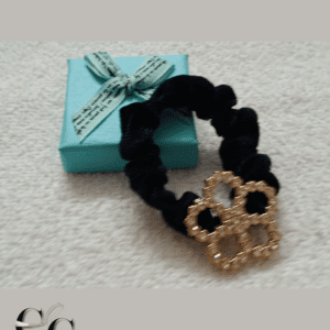 Trendy Velvet Hair Band with Stone
