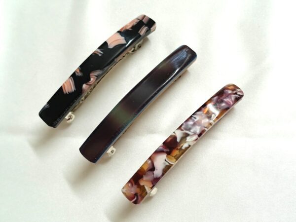 CC Trendy Marble Hair Clips  ( pack of 3 )