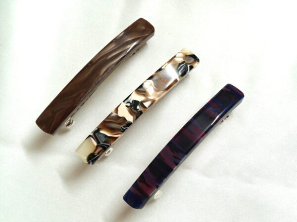 CC Trendy Marble Hair Clips  ( pack of 3 )