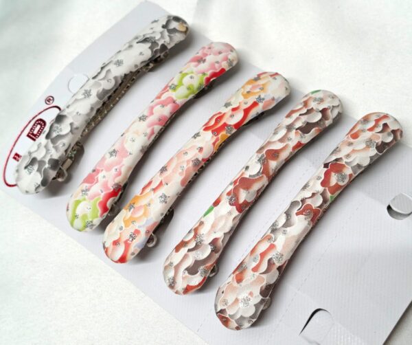 CC Trendy Marble Hair Clips   ( pack of 3 )