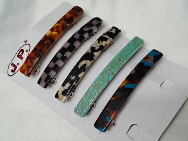CC Trendy Marble Hair Clips  ( pack of 3 )