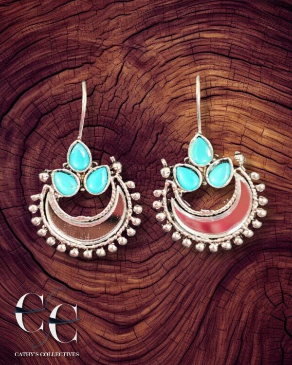 German Silver Earrings