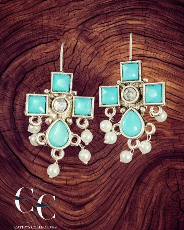 German Silver Earrings