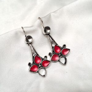 CC Trendy Peach color German silver Earring