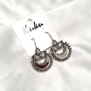 CC Trendy Grey color German silver Earring
