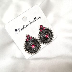 CC Trendy Pink color German silver Earring