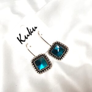 CC Trendy Blue color German silver Earring