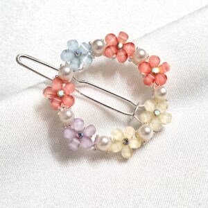 Beautiful Multicolor Floral  Korean Hair pins