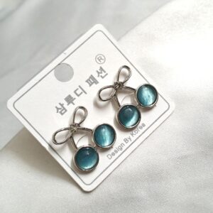 Trendy Korean Bow Earring