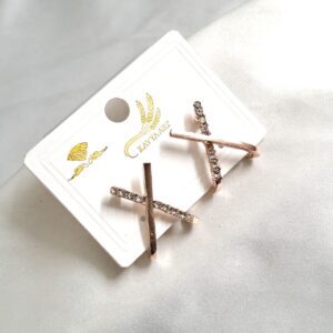 Trendy Korean Earring With Small Stones
