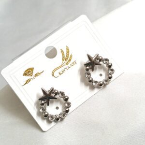 Trendy Korean Earring With Stones