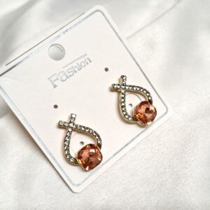 Trendy Korean  Earring With Stone