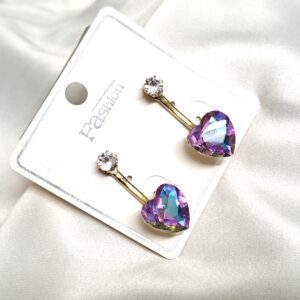 Trendy Korean Lavender Earring
