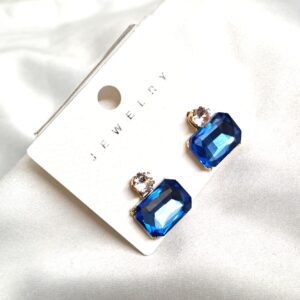 Trendy Blue Color Korean  Earring