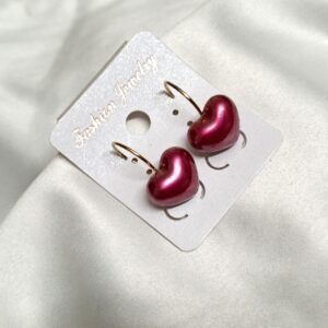 Trendy Wine Color  Korean  Earring