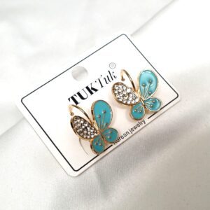 Trendy korean Butterfly Earring