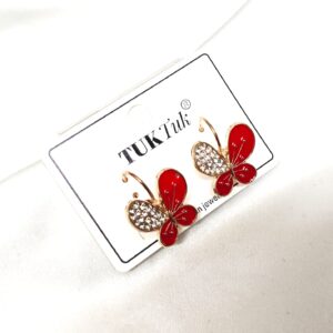 Trendy korean Butterfly Earring