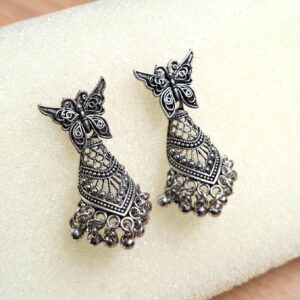 Trendy Light Weight Oxidised Earring