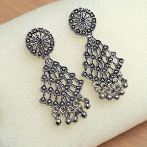 Trendy Light Weight Oxidised Earring