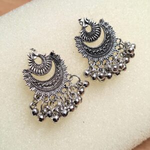 Trendy Light Weight Oxidised Earring