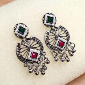 Trendy Light Weight Oxidised Earring