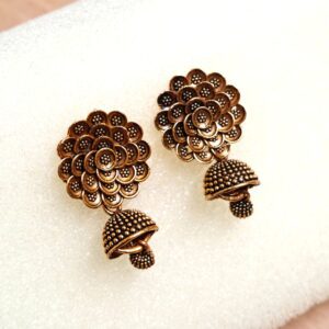 Trendy Light Weight Oxidised Earring
