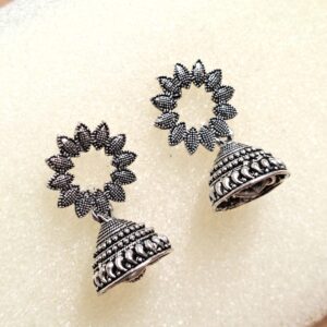 Trendy Light Weight Oxidised Earring