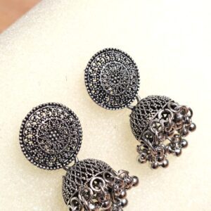 Trendy Light Weight Oxidised Earring