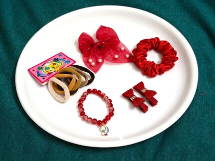 CC : Special Gift Hamper : Bow Clip, Hair Bands, Bracelet, Korean Clip, Hair Claw