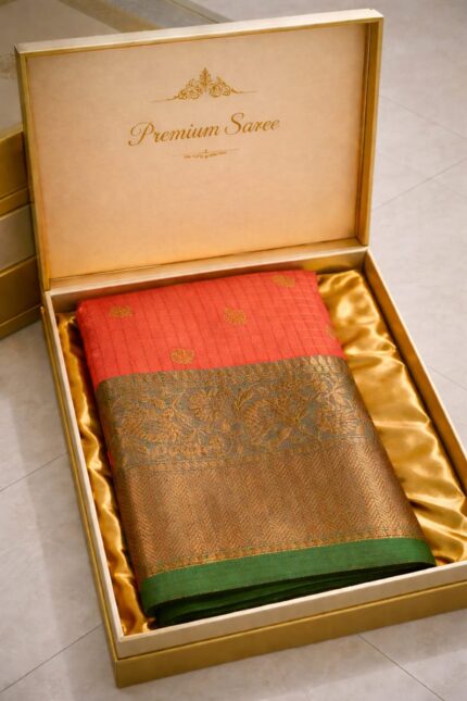 CC Trendy and Beautiful Premium Quality Soft Silk Saree With Contrast Pallu and Blouse