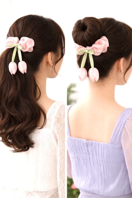 CC Trendy And Stylish Tulips Hair Band ( Peach )