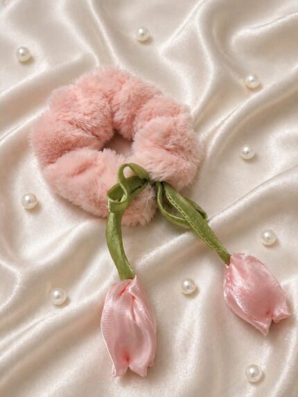 CC Trendy And stylish Fur Tulip Hair Band