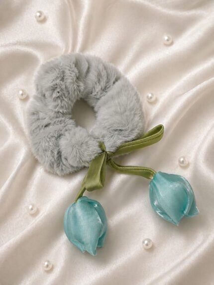 CC Trendy And stylish Fur Tulip Hair Band