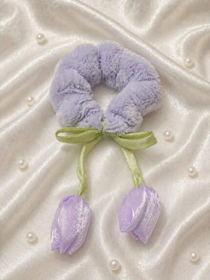 CC Trendy And stylish Fur Tulip Hair Band