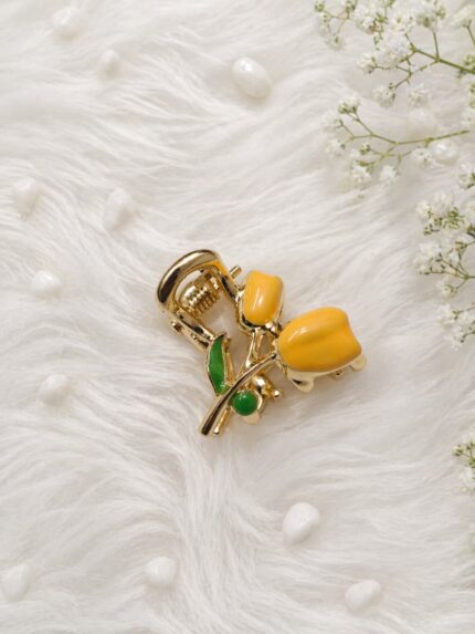 CC Trendy And Stylish Premium Metal Tulip Hair Claw