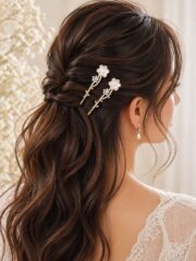 CC Trendy And Stylish Korean HairPins With Beautiful Stones - Image 2