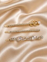 CC Trendy And Stylish Korean HairPins With Beautiful Stones