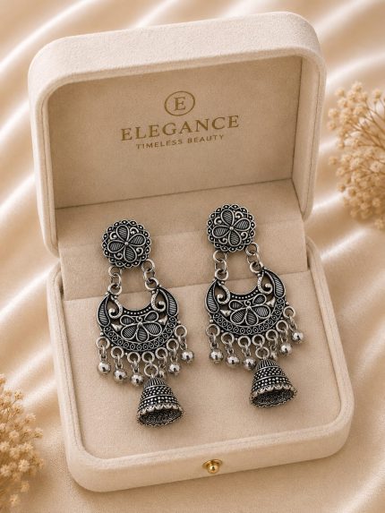 CC Trendy And Stylish Light Weight Oxidised Earring
