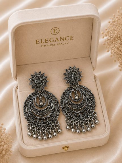 CC Trendy And Stylish Light Weight Oxidised Earring