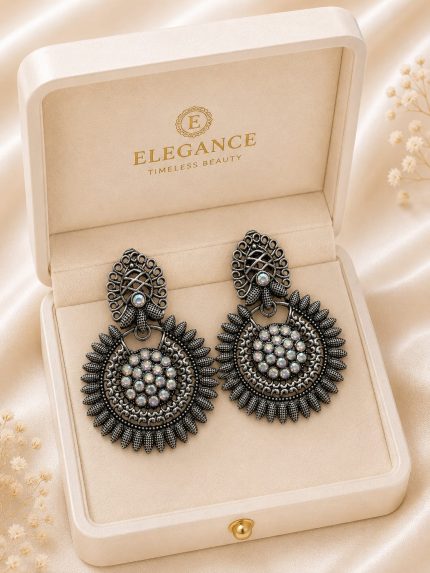 CC Trendy And Stylish Light Weight Oxidised Earring